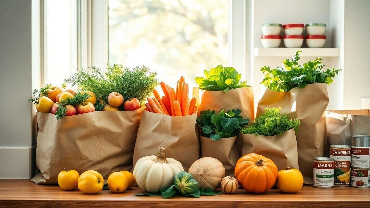 Pick seasonal produce and generic brands to cut your bill
